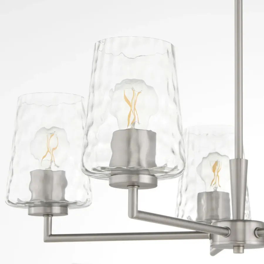 Goodwin 5-Light Chandelier in Satin Nickel - Image 3