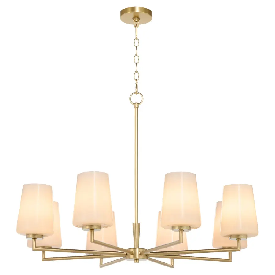 Goodwin 8-Light Chandelier with Opal Glass - Image 2