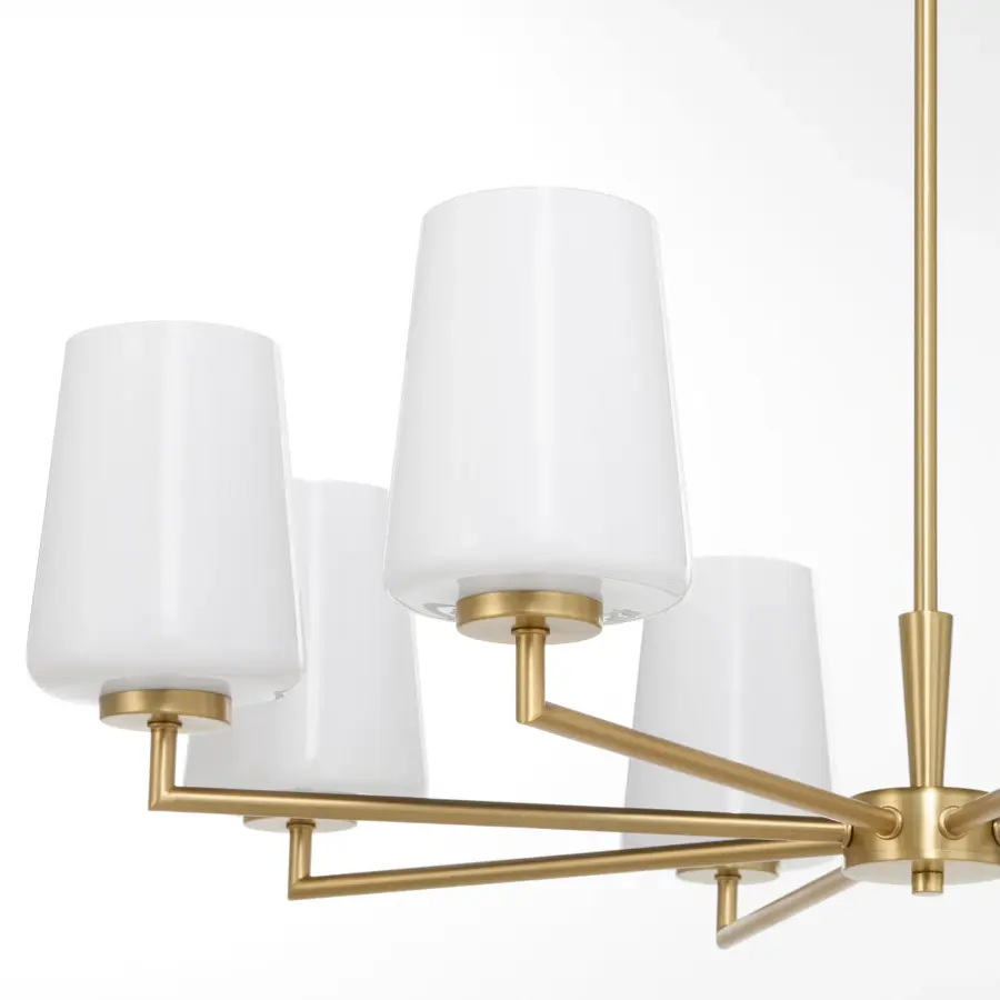 Goodwin 8-Light Chandelier with Opal Glass - Image 3