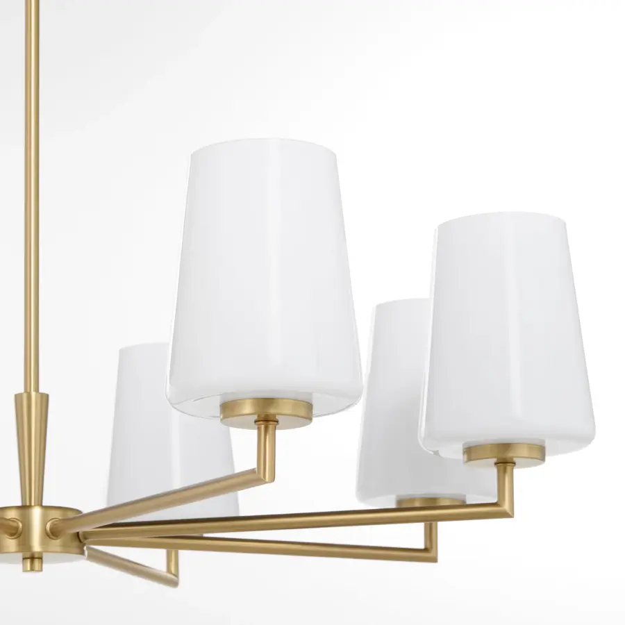 Goodwin 8-Light Chandelier with Opal Glass - Image 5