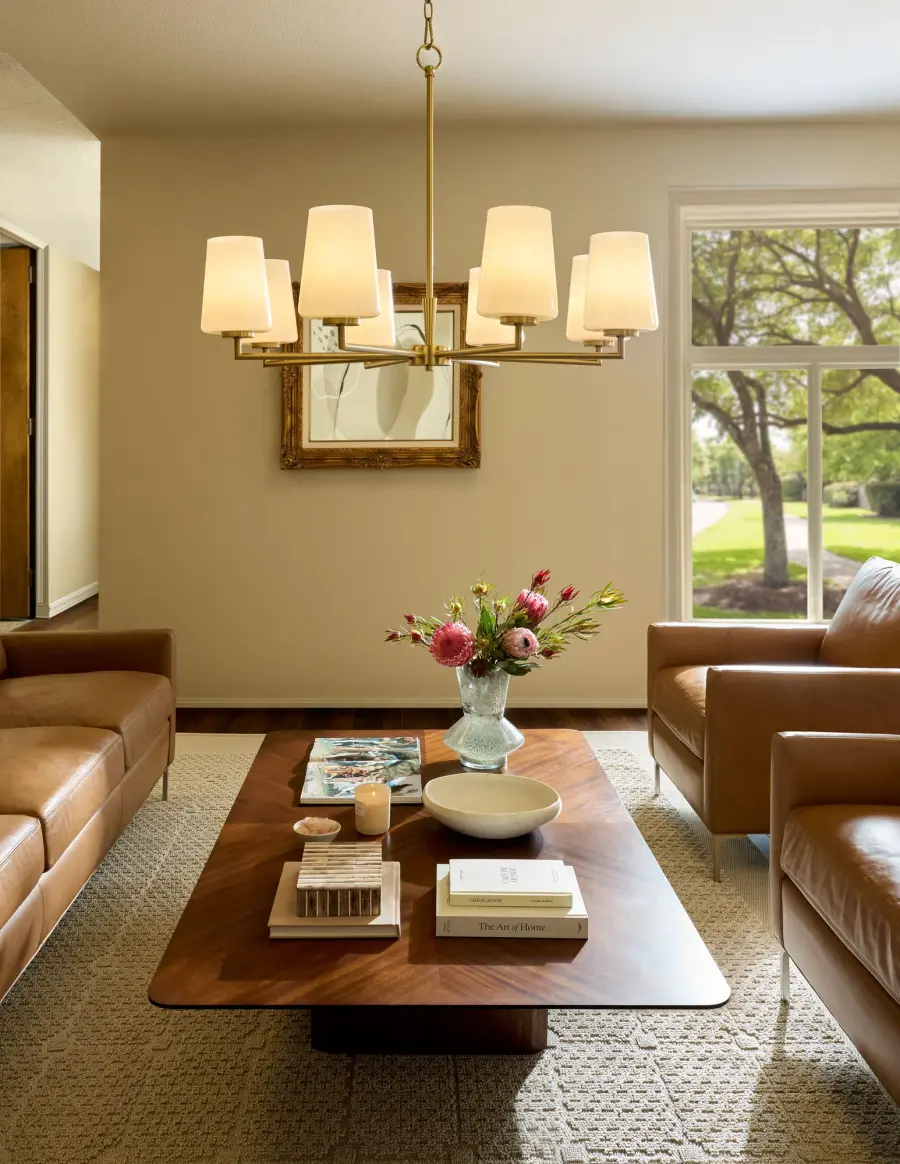 Goodwin 8-Light Chandelier with Opal Glass - Image 7