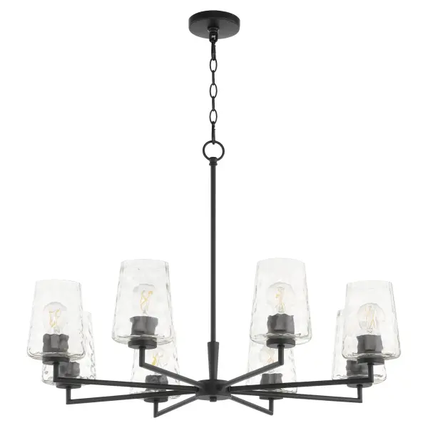 Goodwin 8-Light Chandelier in Matte Black - Image 1