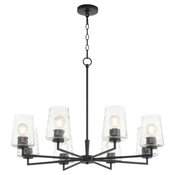 Goodwin 8-Light Chandelier in Matte Black - Image 2