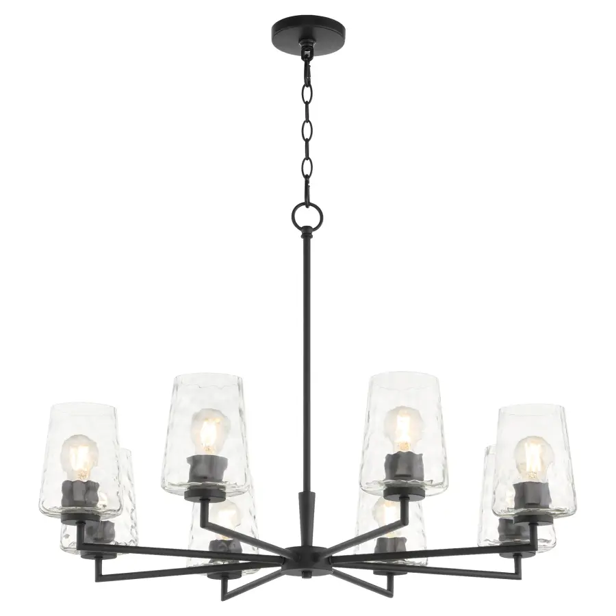 Goodwin 8-Light Chandelier in Matte Black - Image 2