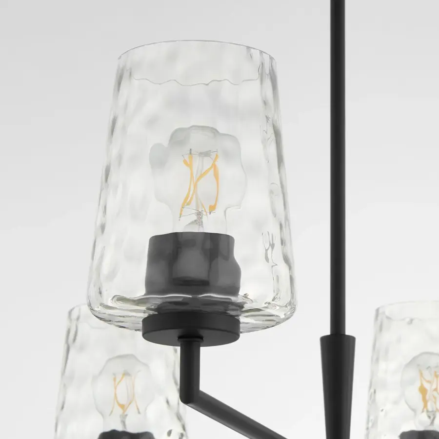 Goodwin 8-Light Chandelier in Matte Black - Image 3