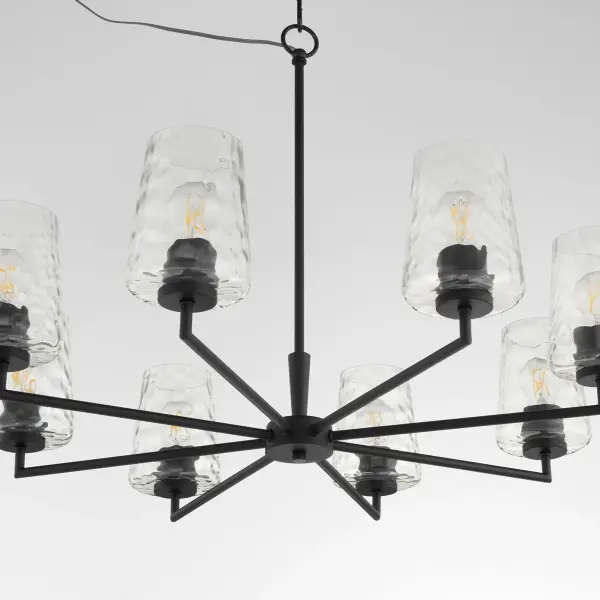 Goodwin 8-Light Chandelier in Matte Black - Image 4
