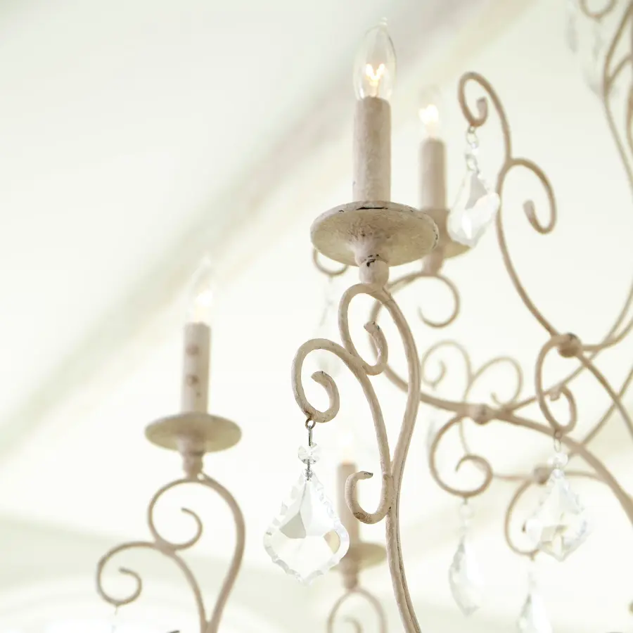 Ariel 12-Light Persian White Transitional Chandelier - Image 5