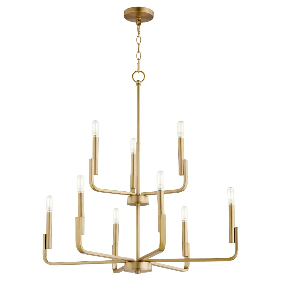 Elegant Transitional Chandelier with Timeless Candelabra Design - Image 2