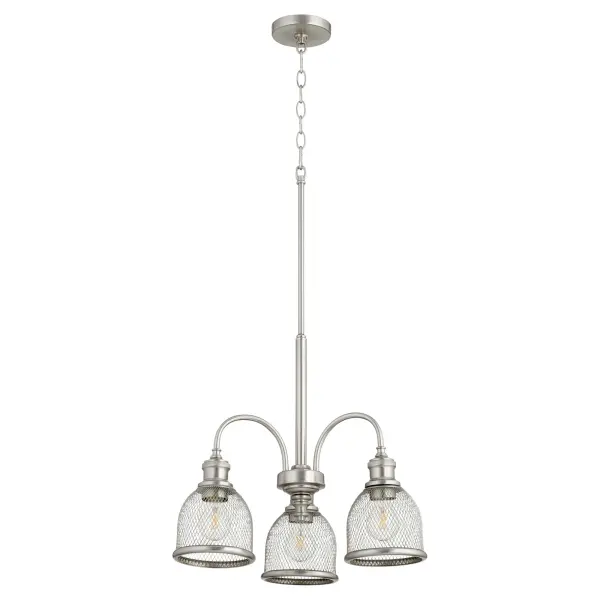 Versatile Convertible Chandelier with Modern Mesh Design - Image 2