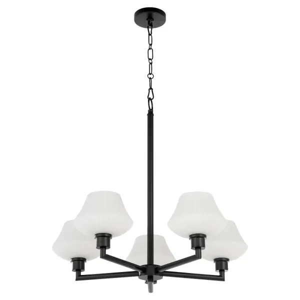 Sleek Contemporary Chandelier with Timeless Angular Design - Image 1