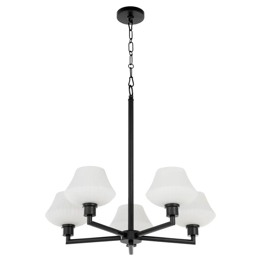 Sleek Contemporary Chandelier with Timeless Angular Design - Image 1