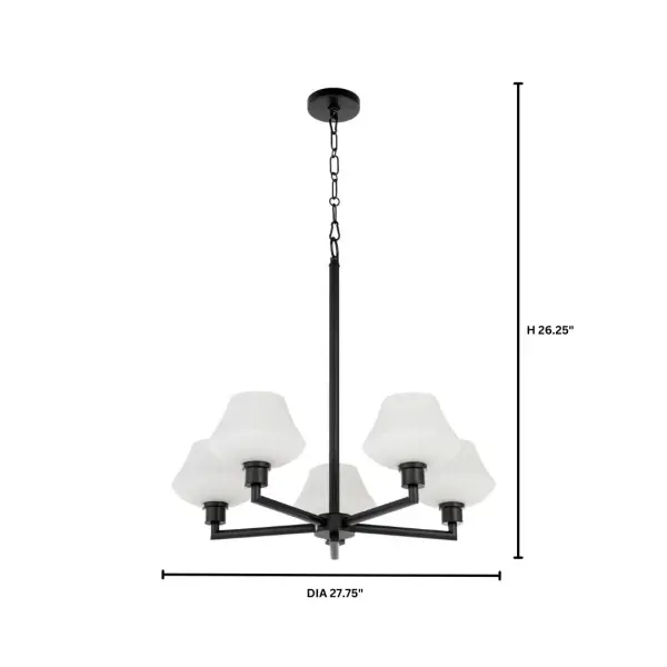 Sleek Contemporary Chandelier with Timeless Angular Design - Image 5