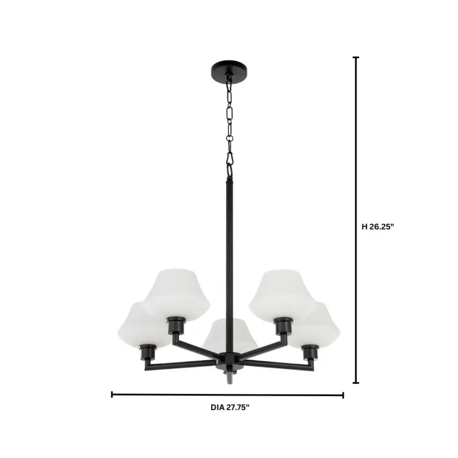 Sleek Contemporary Chandelier with Timeless Angular Design - Image 5