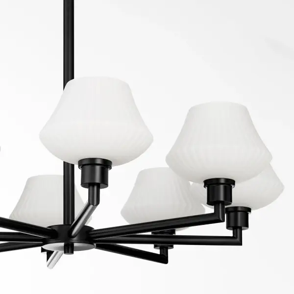Modern Elegance Meets Industrial Edge in Versatile 8-Light Design - Image 3