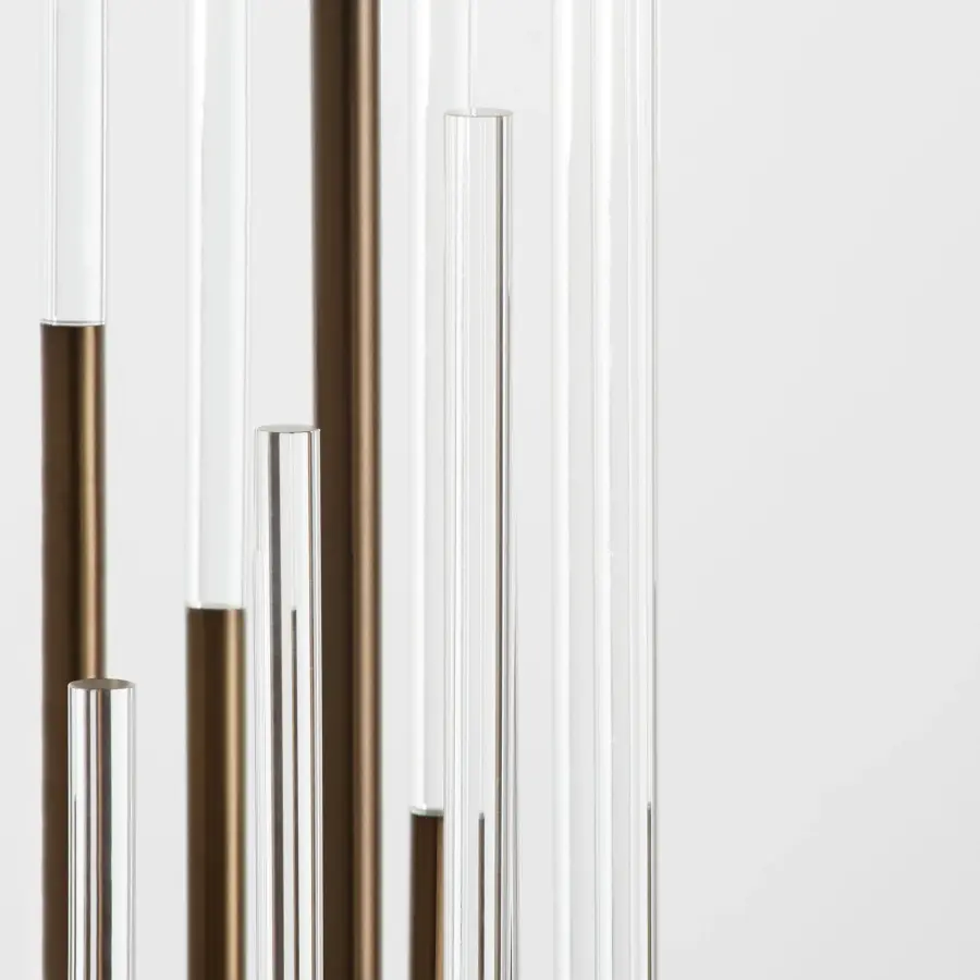 Summit 12-Light Chandelier in Dark Brass - Image 3