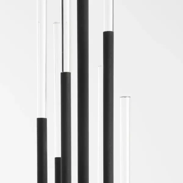 Summit 6-Light Chandelier in Textured Black - Image 4