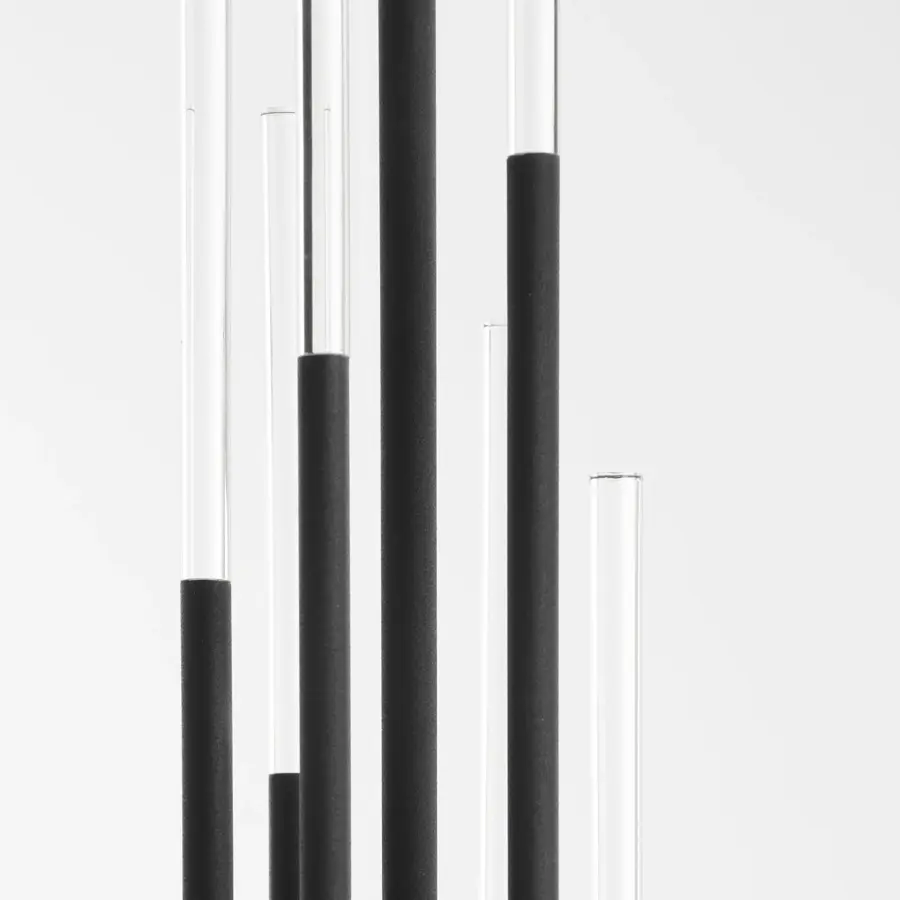 Summit 6-Light Chandelier in Textured Black - Image 4