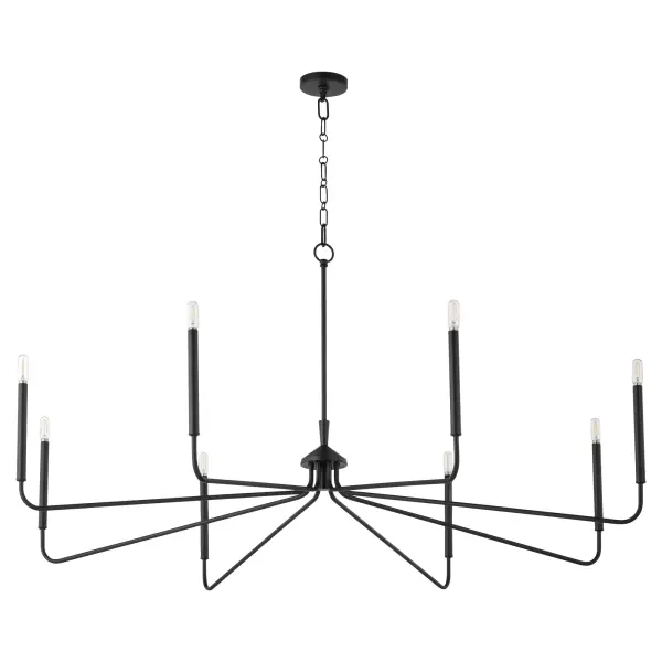 Providence 8-Light Chandelier in Matte Black - Image 1
