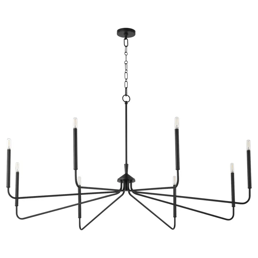 Providence 8-Light Chandelier in Matte Black - Image 1