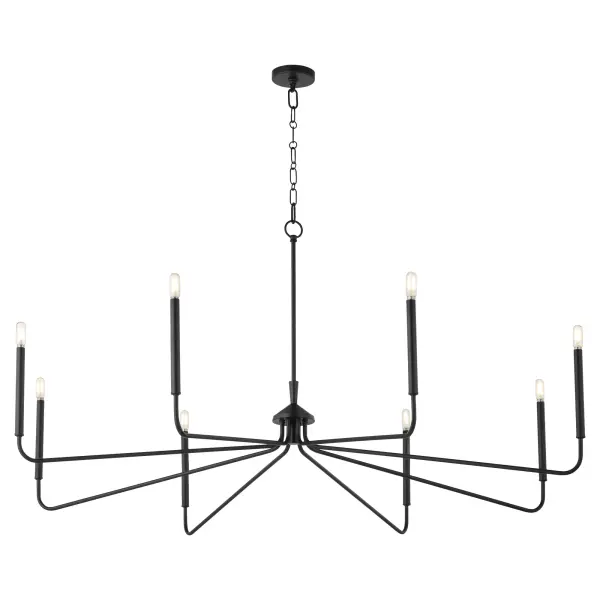 Providence 8-Light Chandelier in Matte Black - Image 2