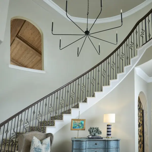 Providence 8-Light Chandelier in Matte Black - Image 8