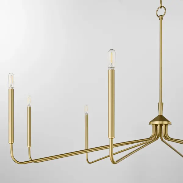 Providence 8-Light Chandelier in Aged Brass - Image 3