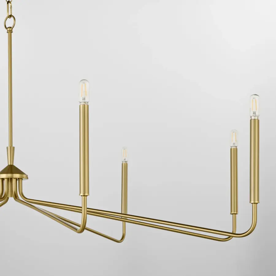 Providence 8-Light Chandelier in Aged Brass - Image 4
