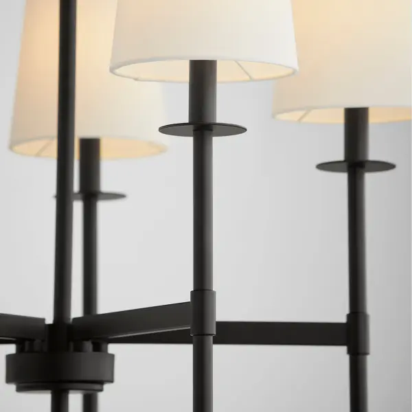Belshaw 5-Light Chandelier in Matte Black - Image 4