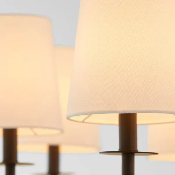 Belshaw 8-Light Chandelier in Matte Black - Image 3