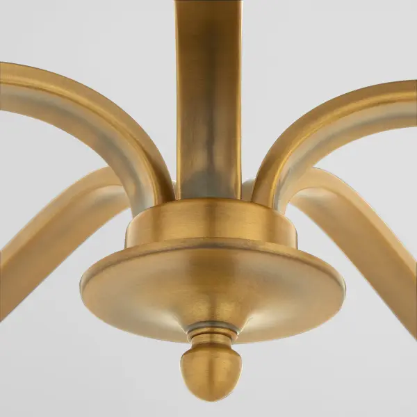 Chantelle 5-Light Chandelier in Brushed Brass - Image 3