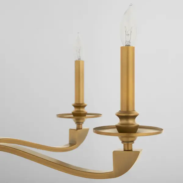 Chantelle 5-Light Chandelier in Brushed Brass - Image 4
