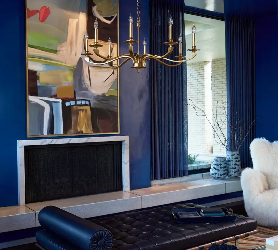 Chantelle 8-Light Chandelier in Brushed Brass - Image 5