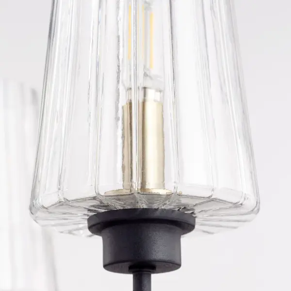 Elegant Two-Tone Chandelier with Mid-Century Modern Flair - Image 2