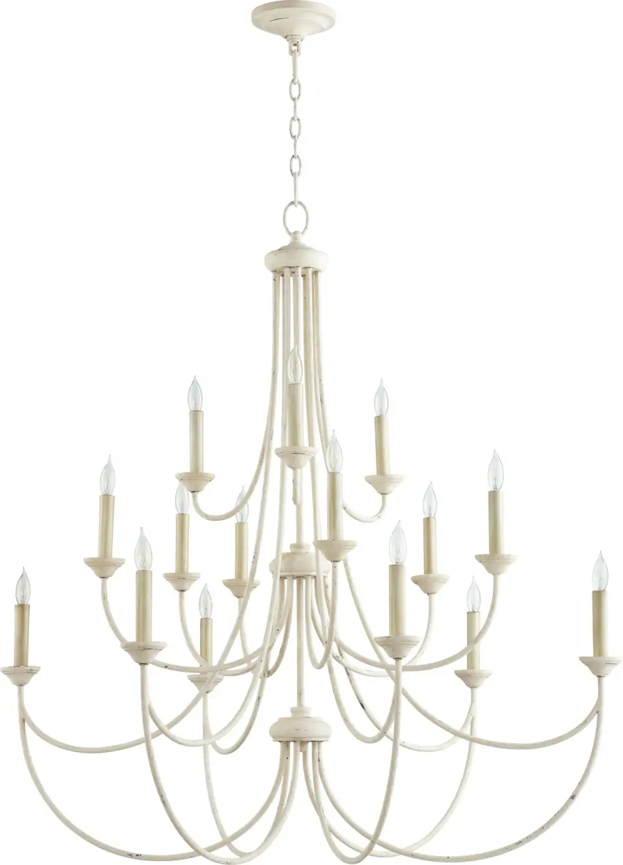Elegant 15-Light Traditional Chandelier with Contemporary Flair - Image 2