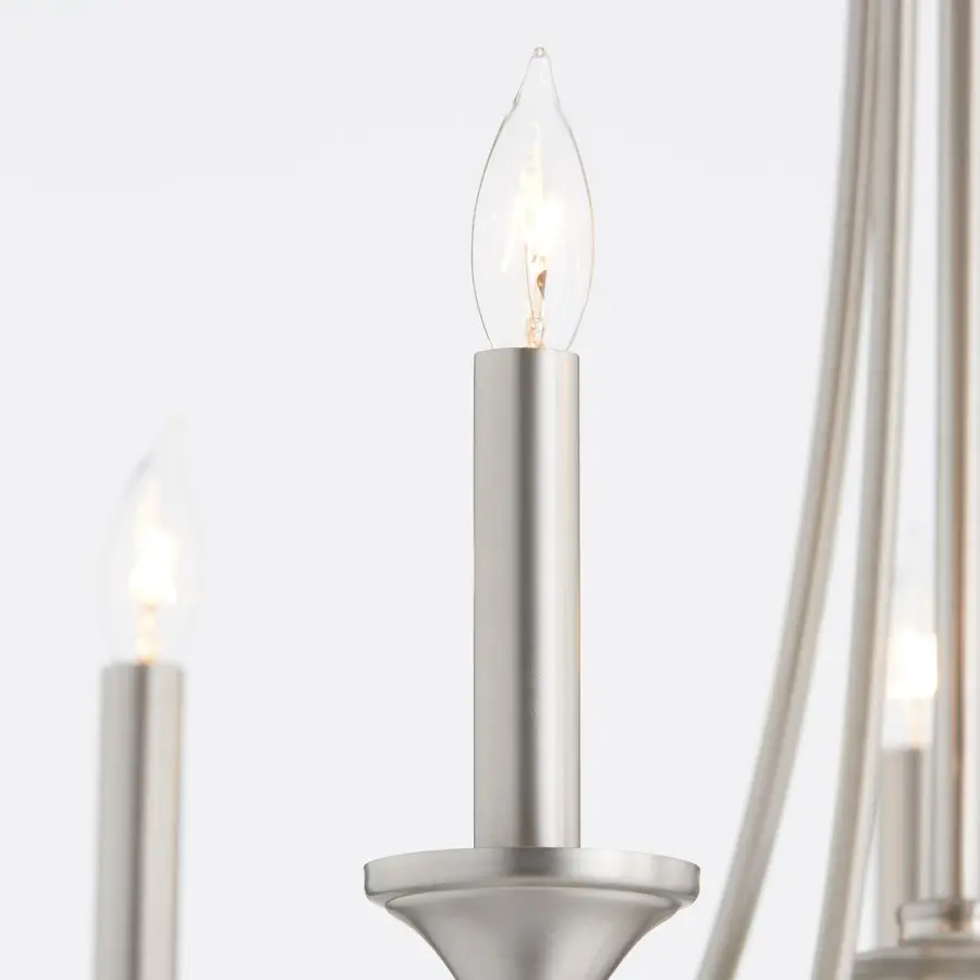 Versatile Transitional Chandelier Blends Classic and Contemporary Design - Image 2