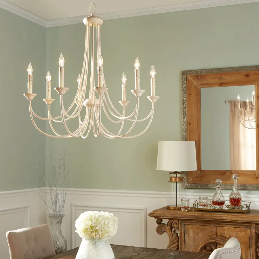 Elegant Transitional Chandelier Blends Classic and Contemporary Design - Image 2