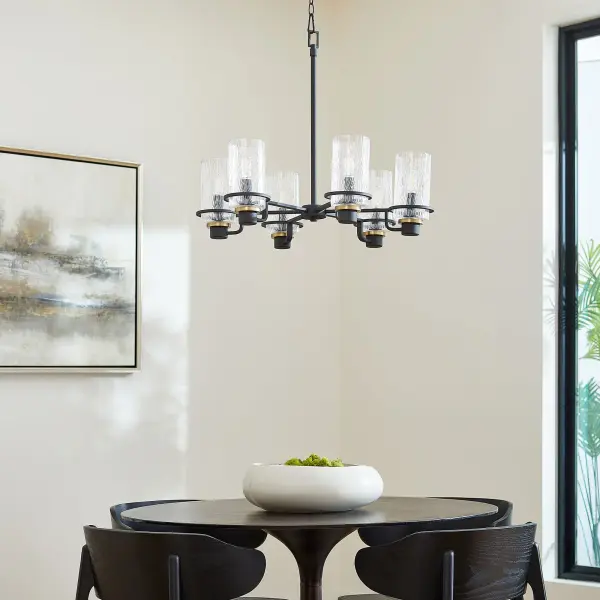 Lazo 6-Light Chandelier in Noir - Image 4