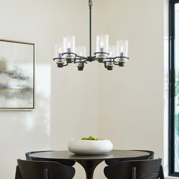Lazo 6-Light Chandelier in Noir - Image 5