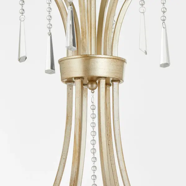 Malin 6-Light Chandelier in Antique Nickel - Image 3