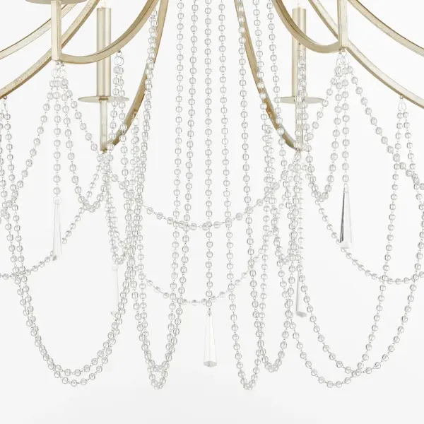 Malin 8-Light Chandelier in Antique Nickel - Image 4