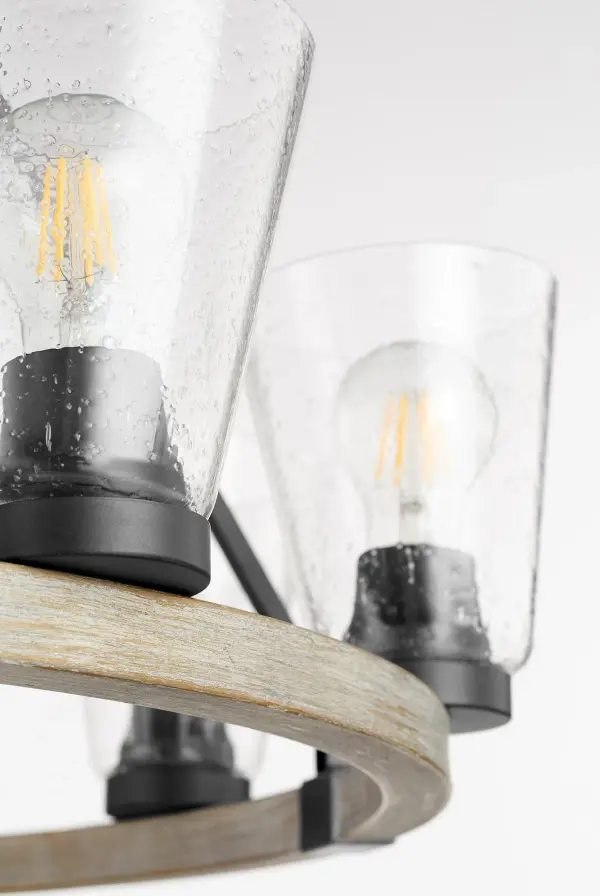 Paxton 8-Light Wagon Wheel Chandelier - Image 2