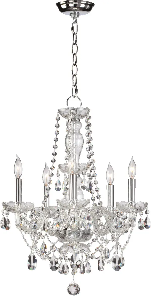 Bohemian Katerina 5-Light Crystal Chandelier