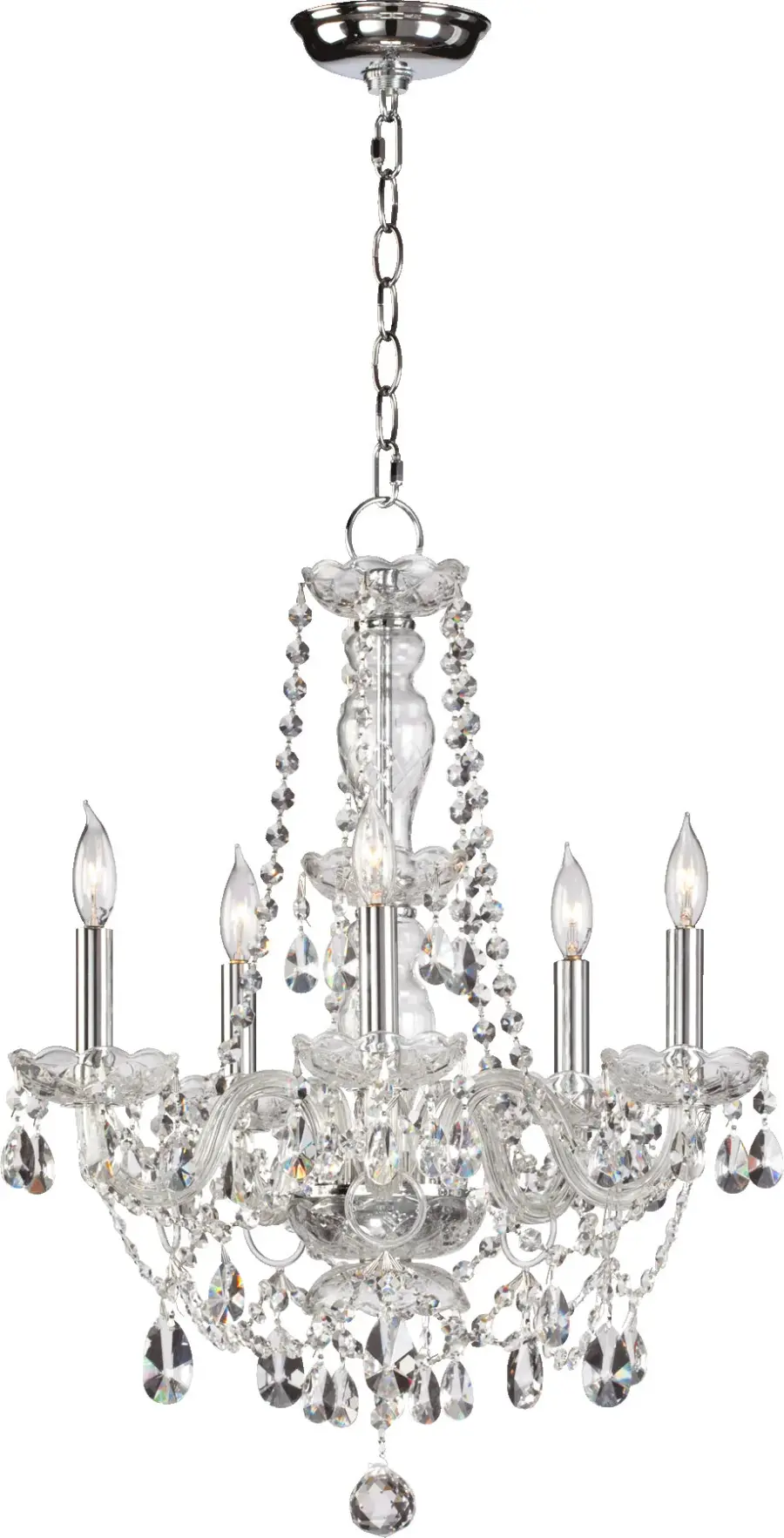Bohemian Katerina 5-Light Crystal Chandelier