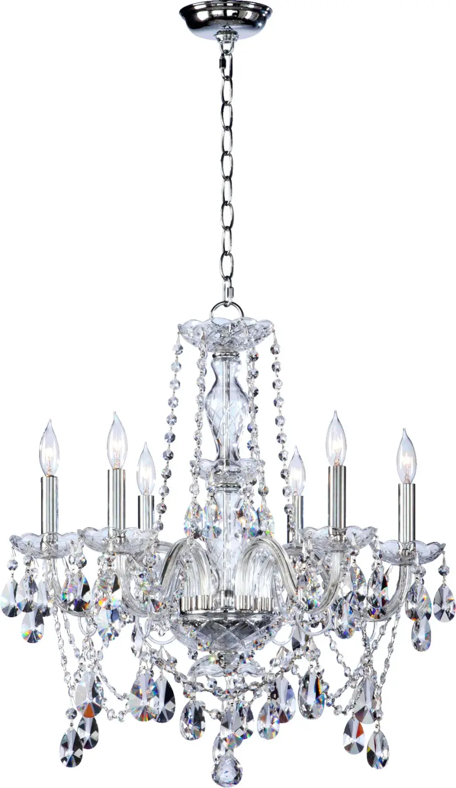 Bohemian Katerina 6-Light Crystal Chandelier