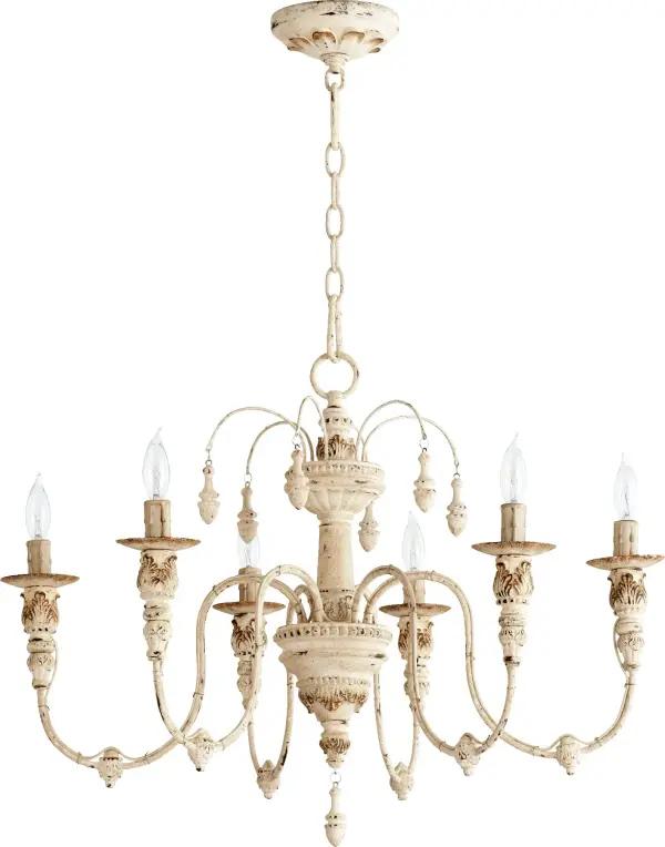 Elegant Baroque-Inspired Chandelier with Old-World Charm