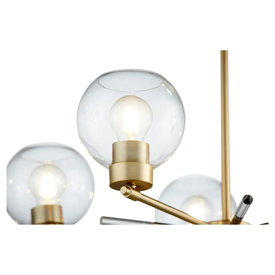 Volan 5-Light Aged Brass Chandelier - Image 2