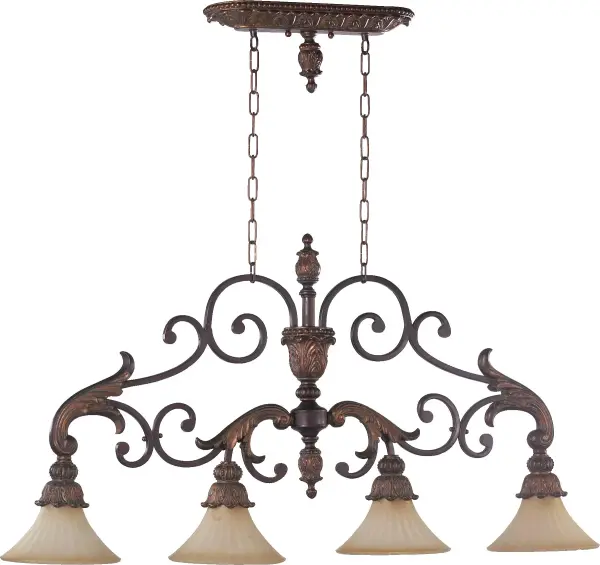 Madeleine 4-Light Linear Pendant - Image 1