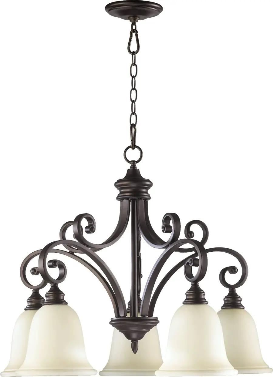 Bryant 5-Light Traditional Chandelier in Oiled Bronze - Image 1