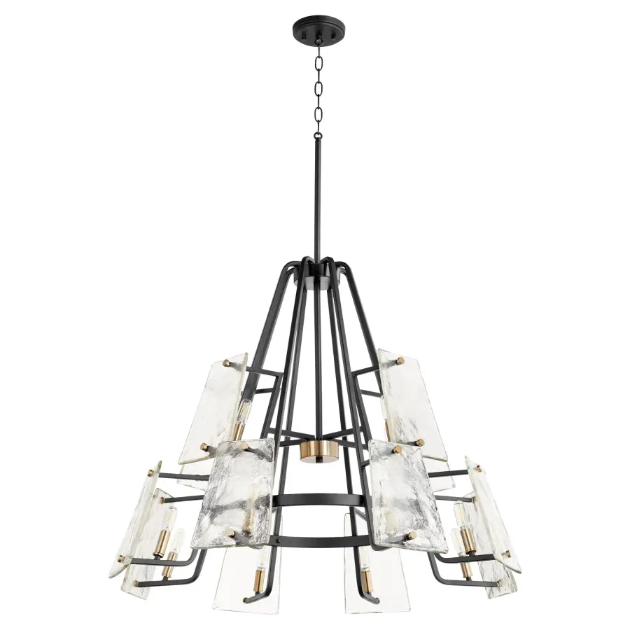 Tioga 12-Light Chandelier in Noir - Image 1
