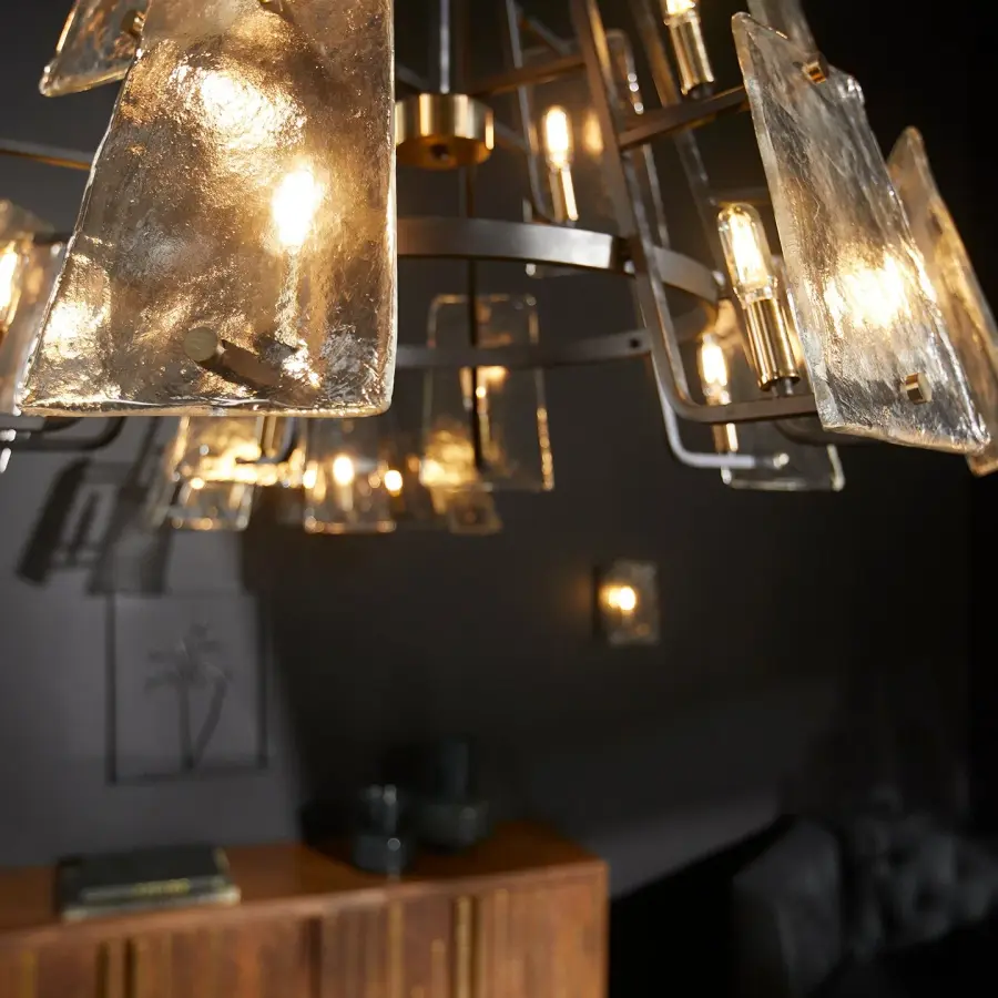 Tioga 12-Light Chandelier in Noir - Image 2